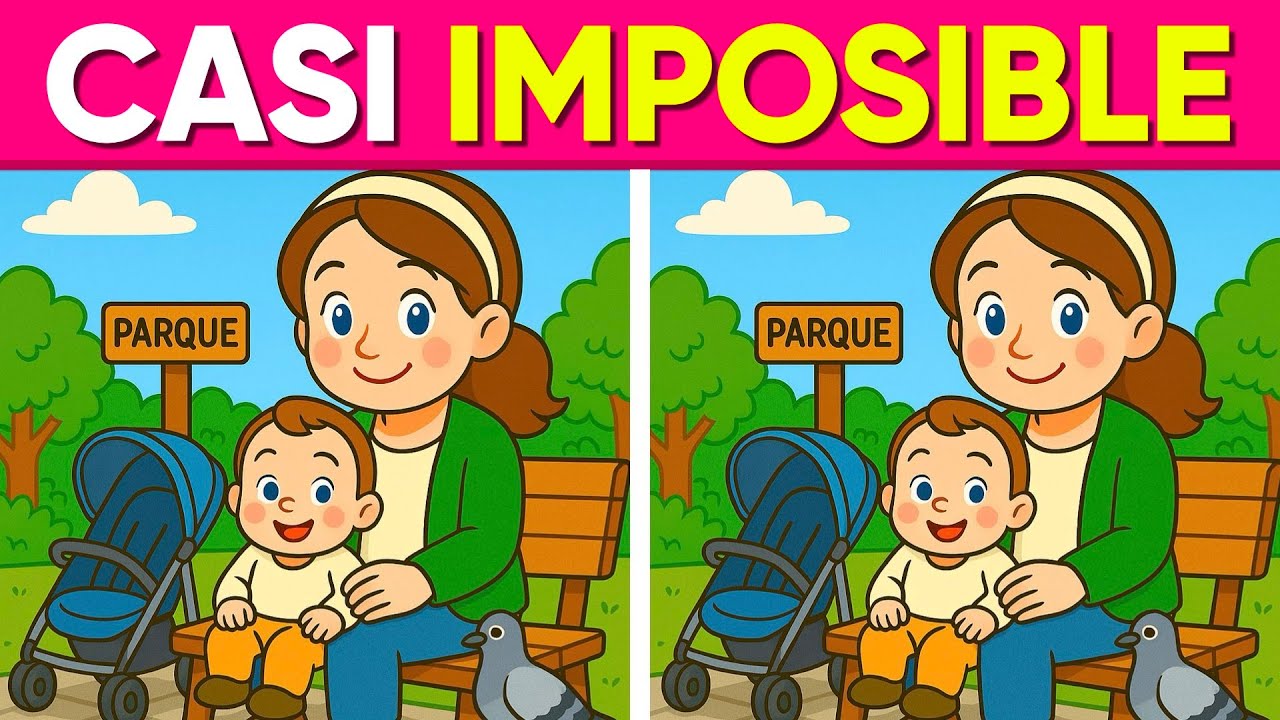 Encuentra las 3 Diferencias: Prueba de OBSERVACI&Oacute;N 🌳👮 SPOT THE 3 DIFFERENCES 🧠🦊 MENTAL QUIZ