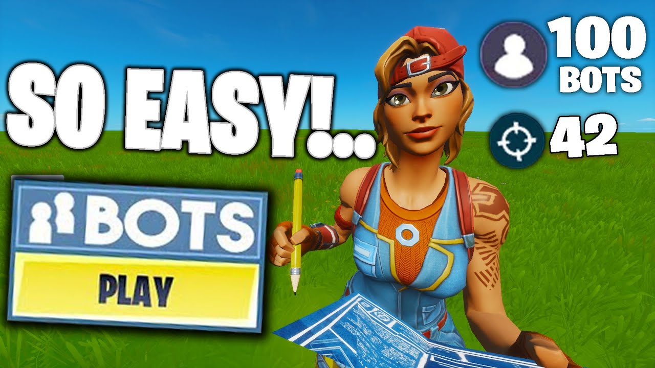 100 BOTS Lobby Glitch in Fortnite! (Bots ONLY Lobby Glitch)