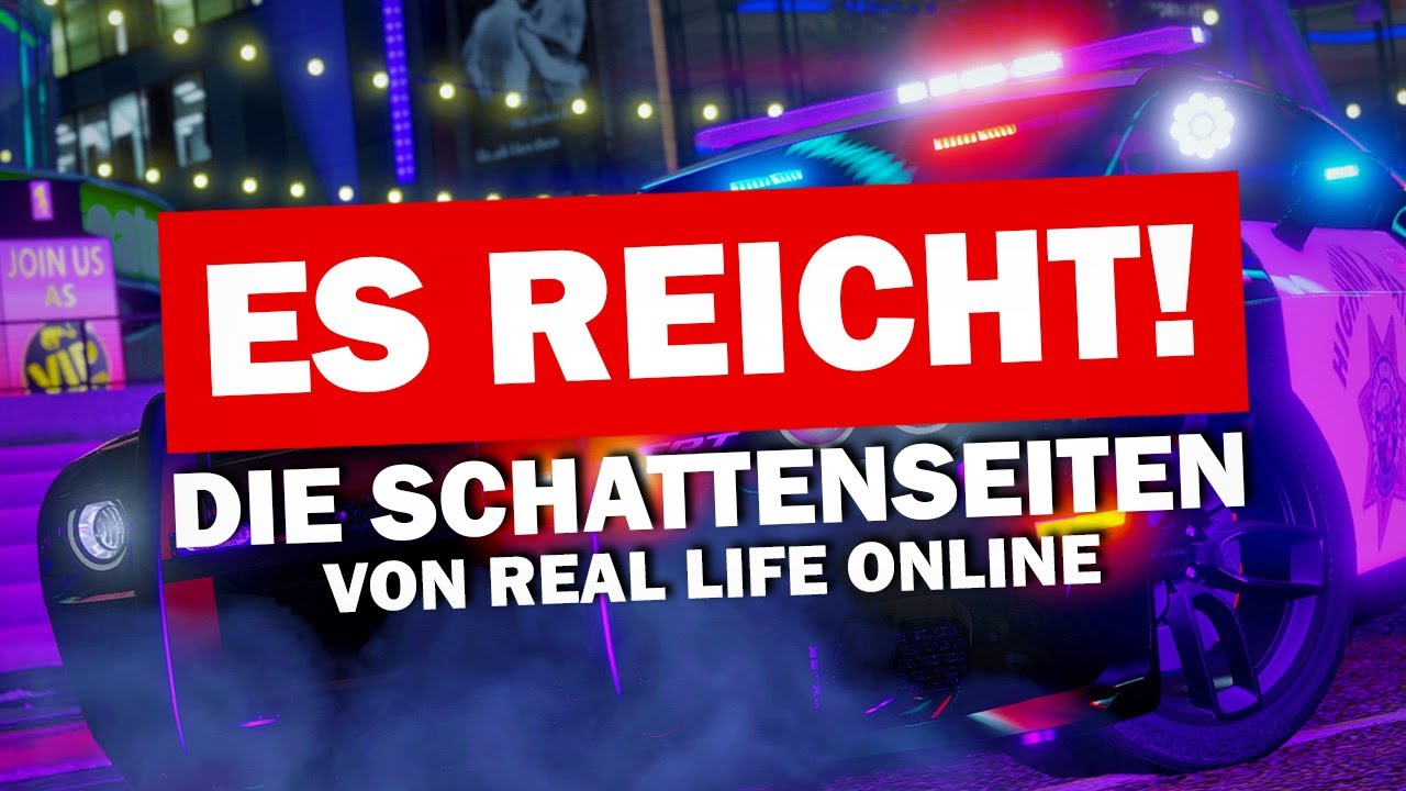 Die SCHATTENSEITEN von Real Life Online