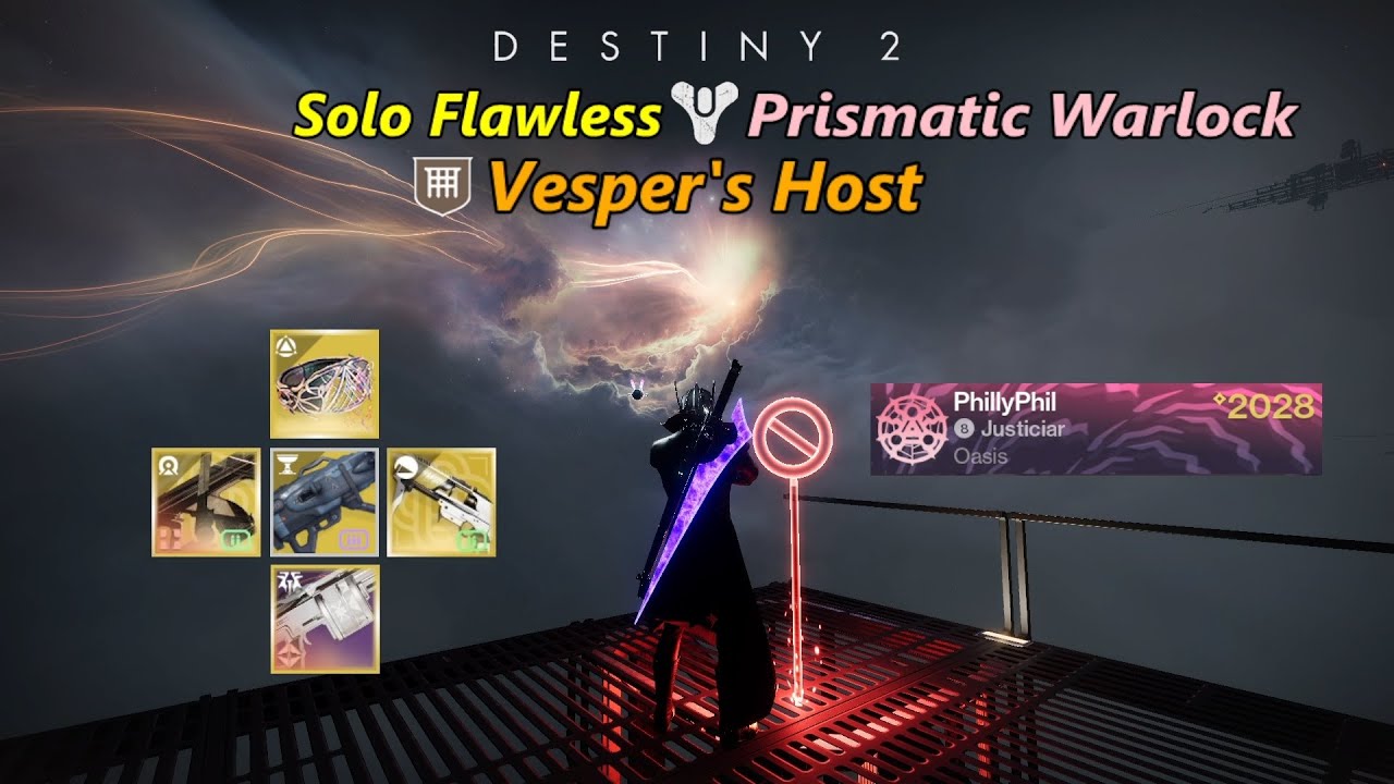 Vesper's Host Solo Flawless, Prismatic Warlock (Destiny 2, The Final Shape, Heresy Act 1)