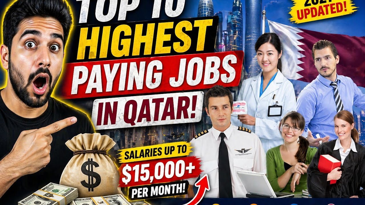 Top 10 Highest Paying Jobs in Qatar 2021 | Career & Salary Guide/ iam_mex