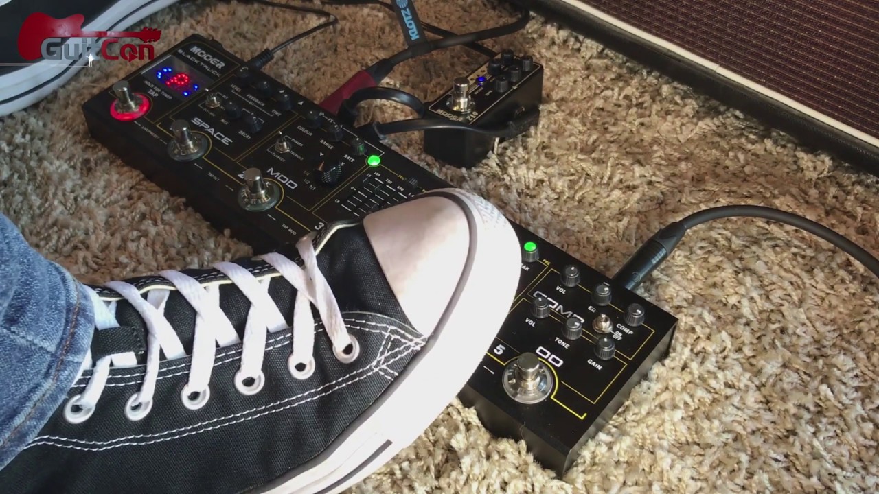 MOOER Black Truck Multi Effect Pedal demo from GuitCon 2018