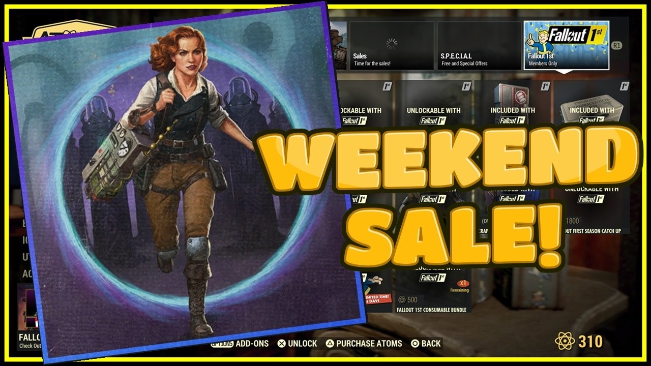 Atomic Shop Weekend Sale! (Mar. 13, 2026) - Fallout 76