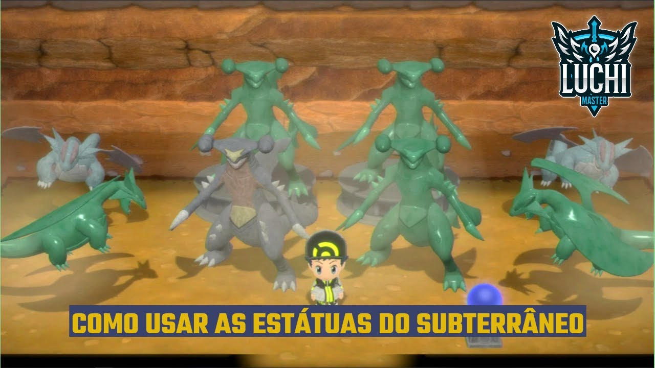 Como usar as Estátuas no Subterrâneo Pokémon Brilliant Diamond Shining Pearl