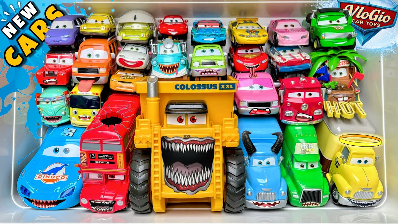 Disney Pixar Cars Unboxing Review | Lightning McQueen, Tow Mater, Doc Hudson, Sally Carrera, Cruz