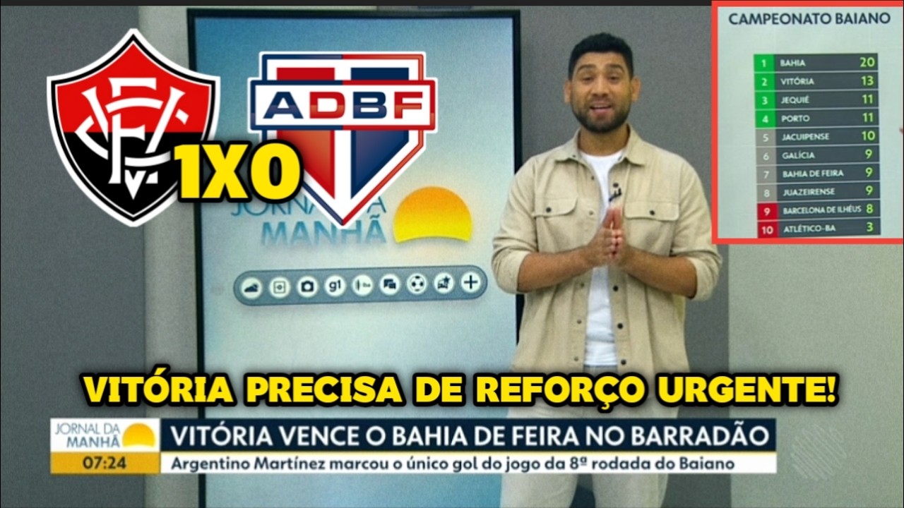 Vit&oacute;ria Vence o Bahia de Feira no Barrad&atilde;o