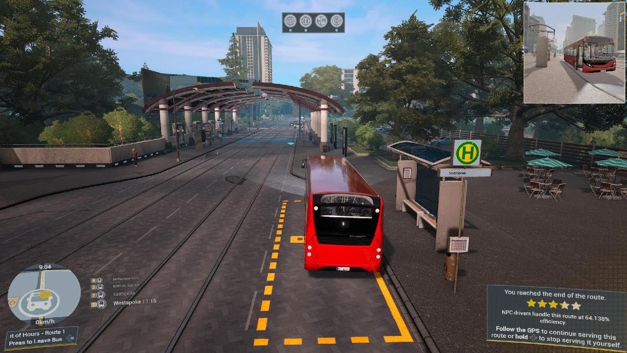 Bus Simulator 21 - Bus route all around Seaside Valley