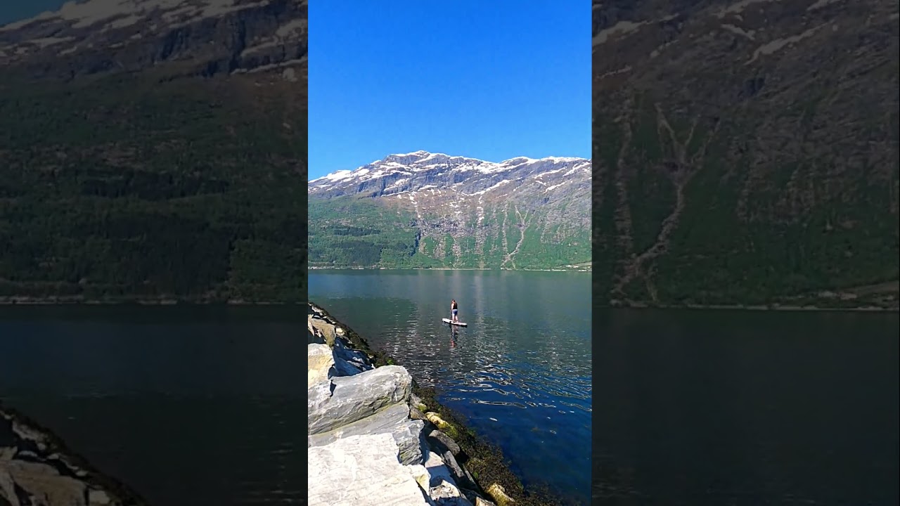 Ullensvang, Norway /  A road stop in HARDANGER AREA