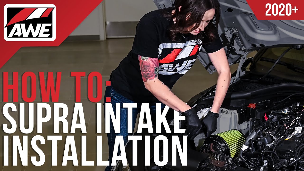 Install | S-FLO Carbon Intake for Supra