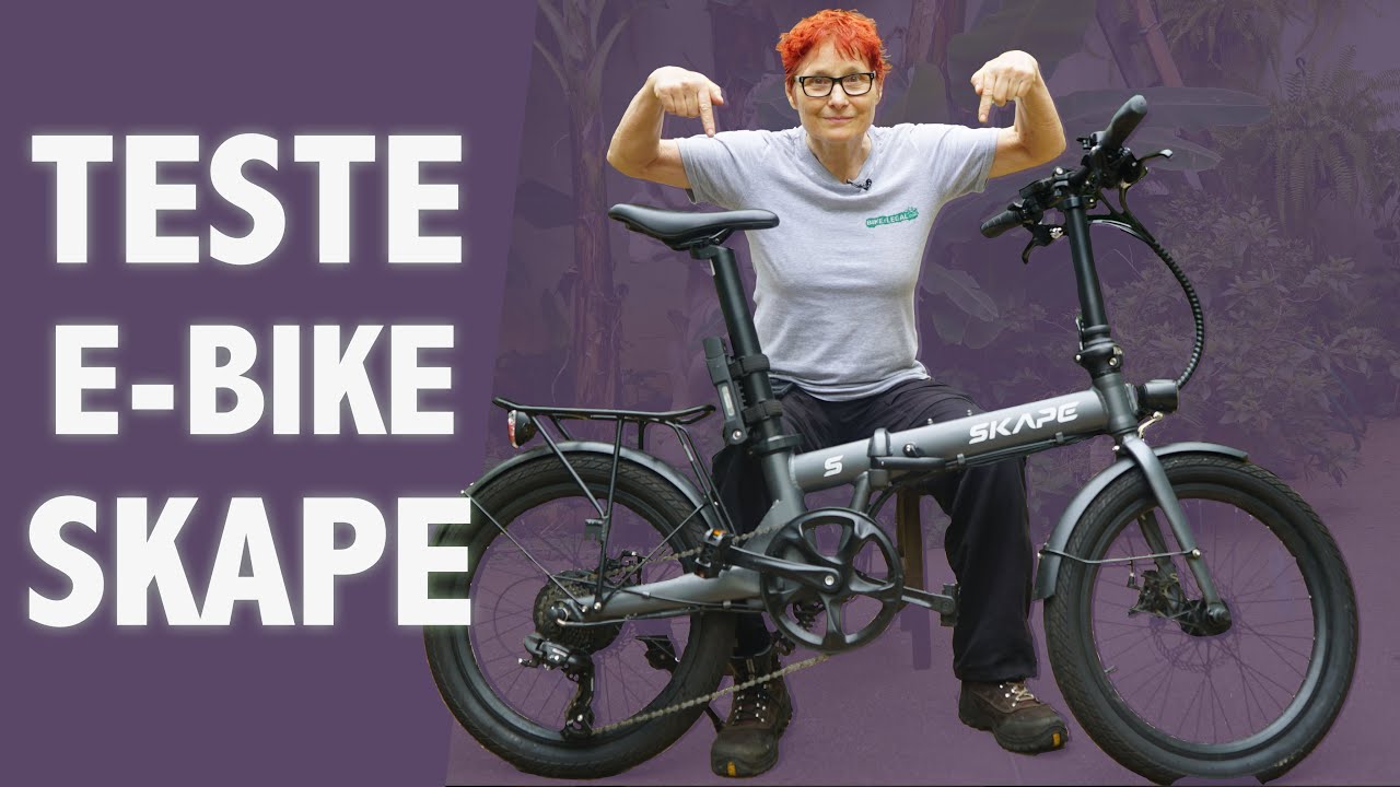 REVIEW COMPLETO DA SKAPE S, A BIKE ELÉTRICA DOBRÁVEL