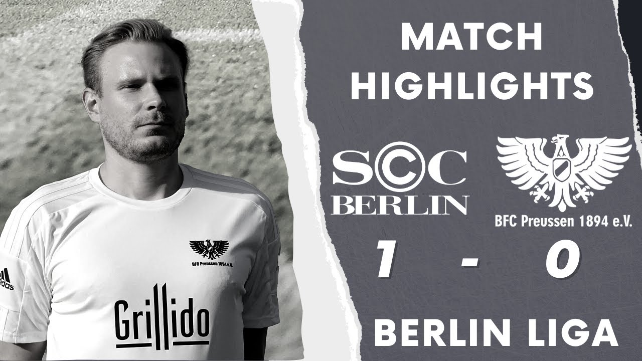 BFC Preussen - SCC Berlin HIGHLIGHTS | 26. Spieltag BERLIN LIGA | BFC PREUSSEN TV