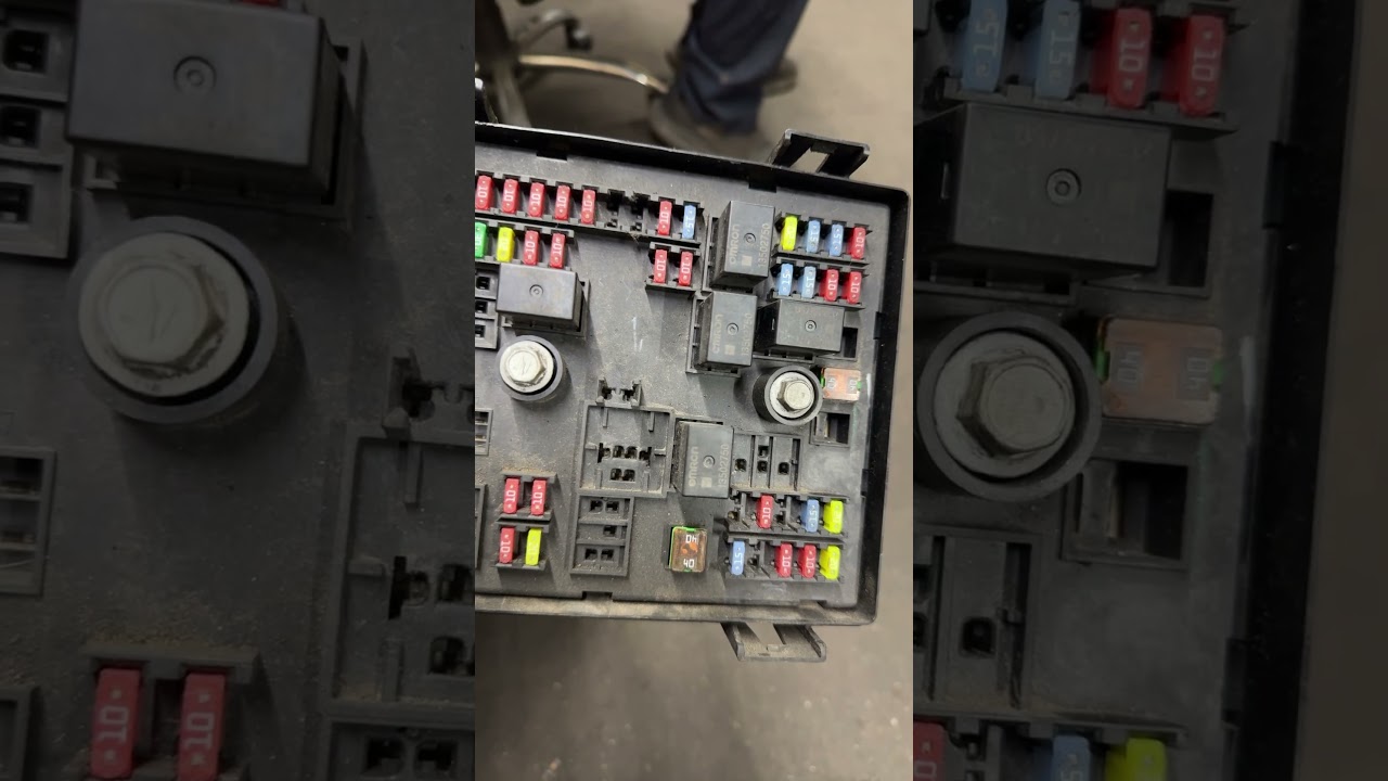 Chevy express fuse box 😅😬🙃 #automobile #mechancial #circuitboard #mechaniclife