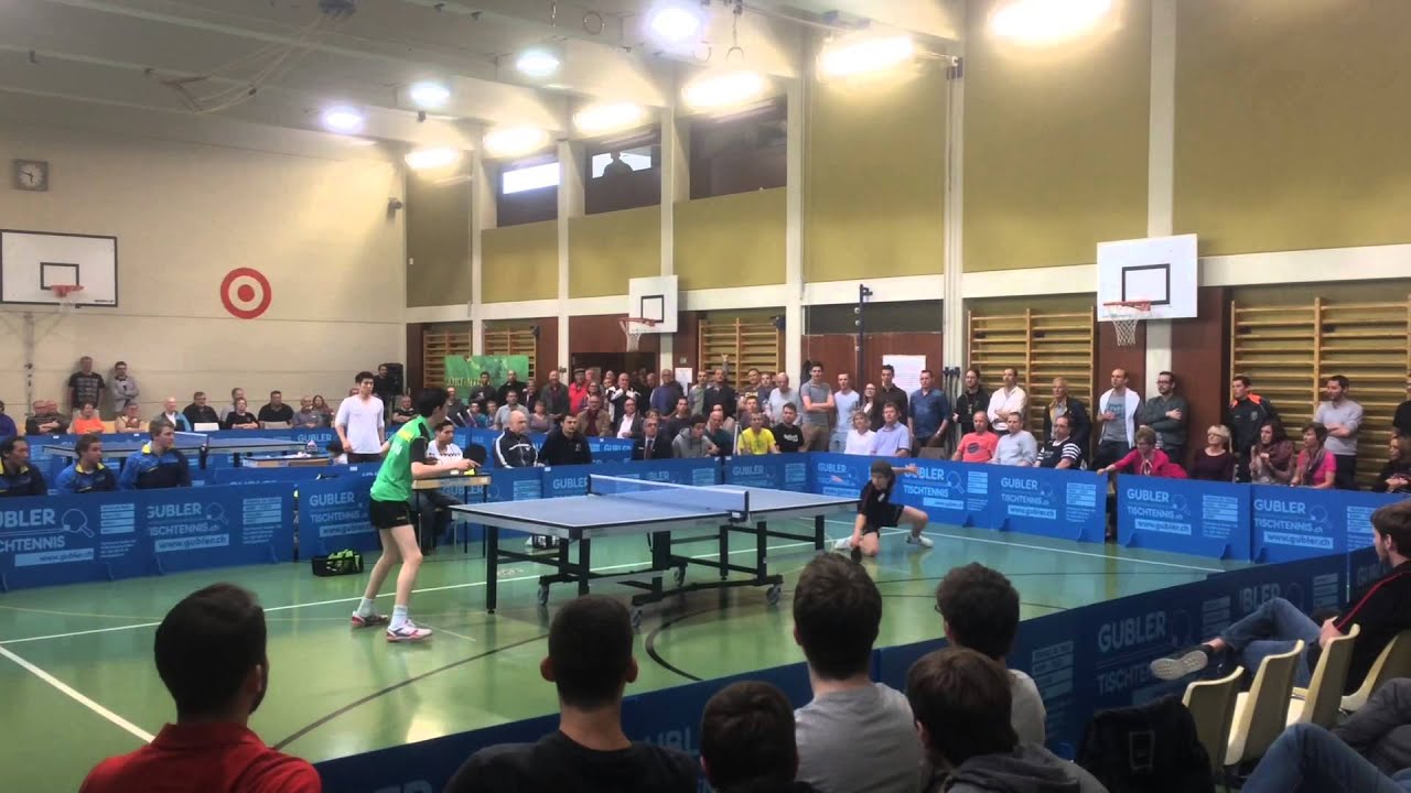 Swiss table tennis, LNB: Nicolas Simonet vs Denis Bernhard