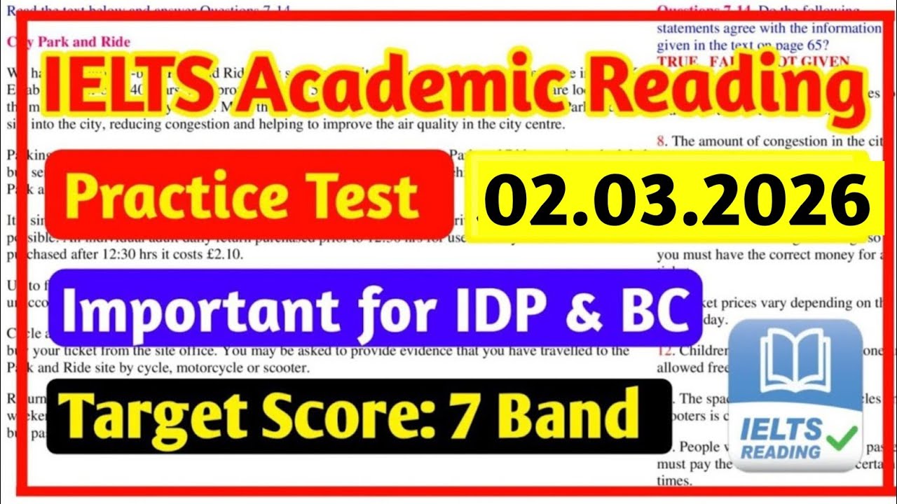 IELTS Reading Practice Test 2026 With Answers | IELTS Academic Reading Practice Test 2026