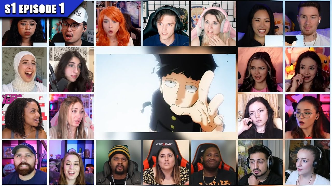 [Full Episode] Mob Psycho 100 Season 1 Episode 1 Reaction Mashup | モブサイコ100