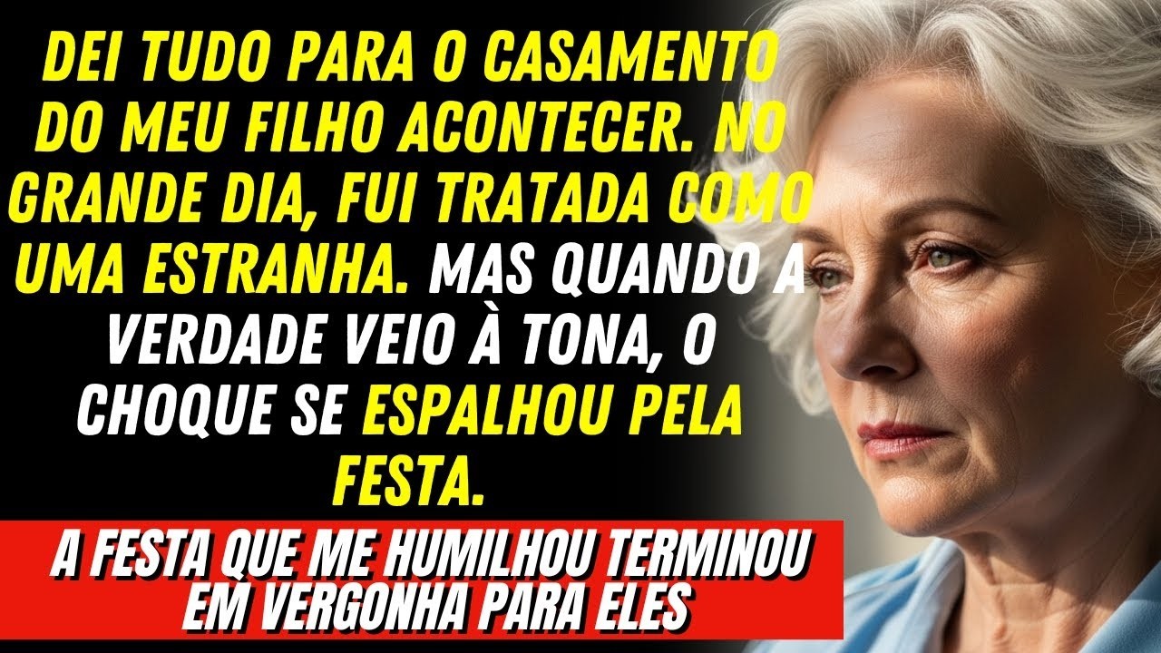 Fiz de tudo pelo casamento do meu filho… mas no dia, fui tratada como estranha