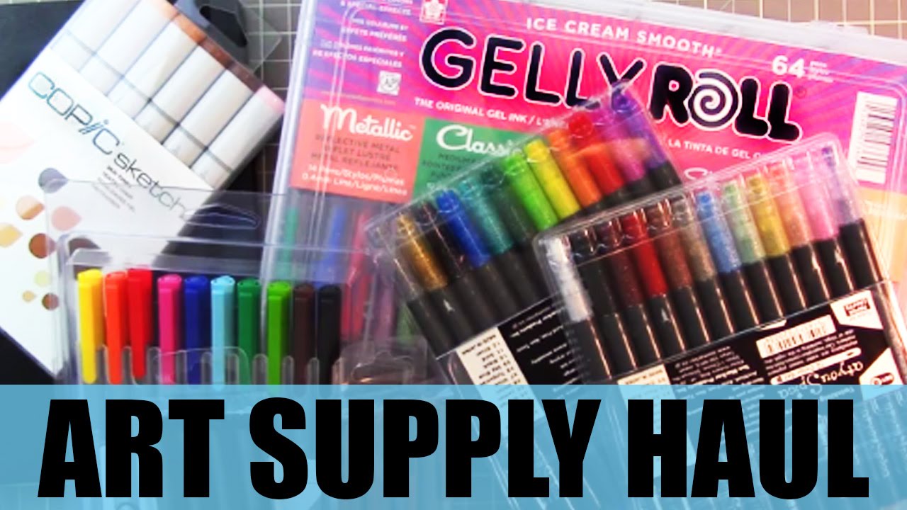 INSANE ART SUPPLY HAUL