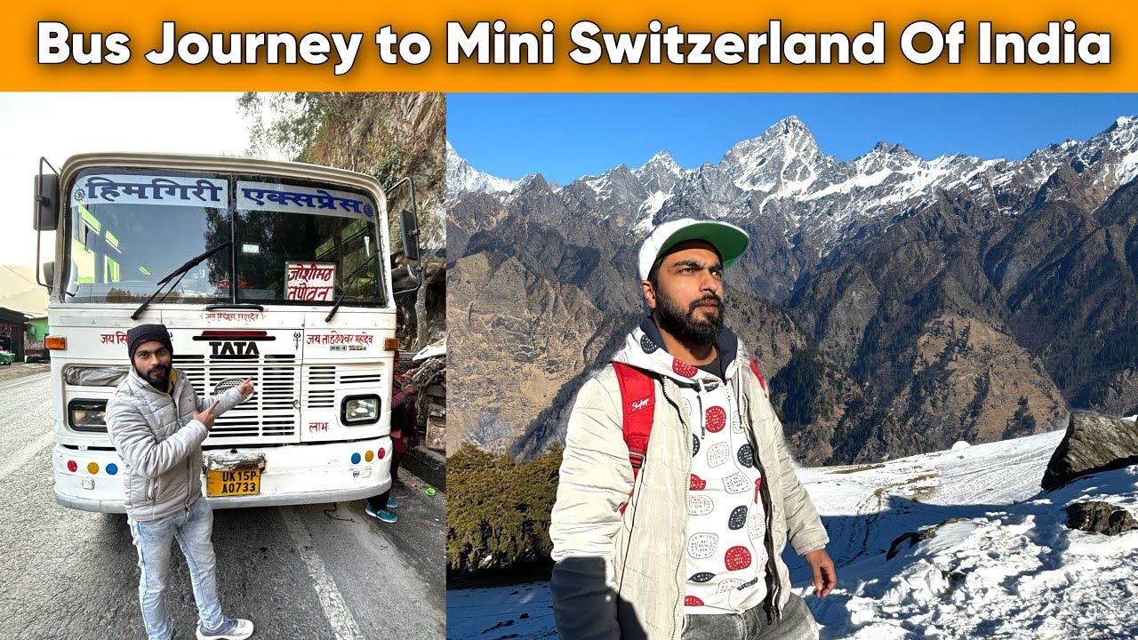 Bus Journey To Auli Utrakhand | Mini Switzerland of India