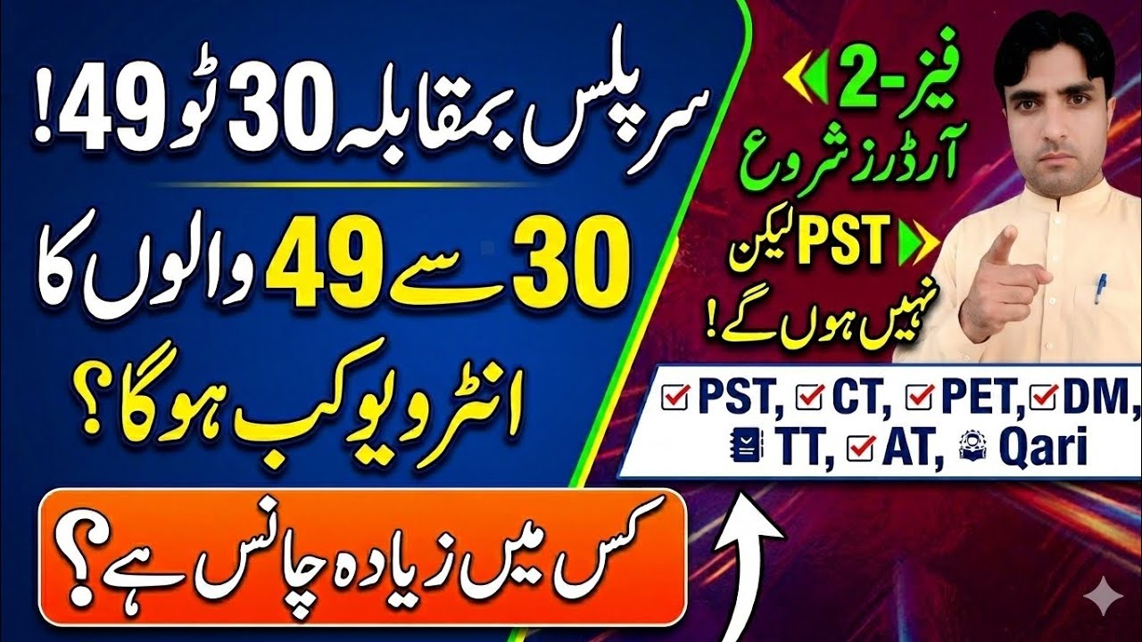 ETEA Phase 2 Big Update | PST Orders Still Pending | PST Surplus vs 30-49 Candidates | AT TT CT PST!