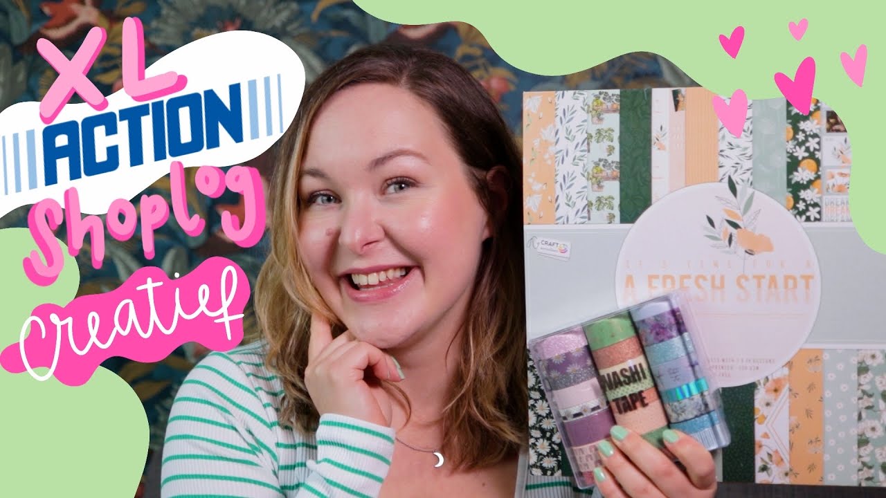 ACTION SHOPLOG 🎨 Bujo, washi & MEER 🌈 DIY spulletjes shoppen 🛍