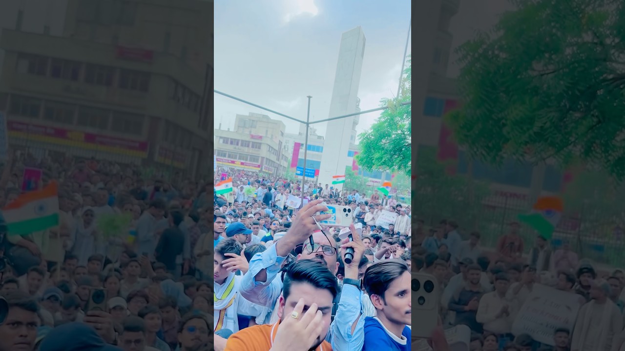 Big Protest in Jaipur cockroach janta party #lokbharat #cockroach #neet