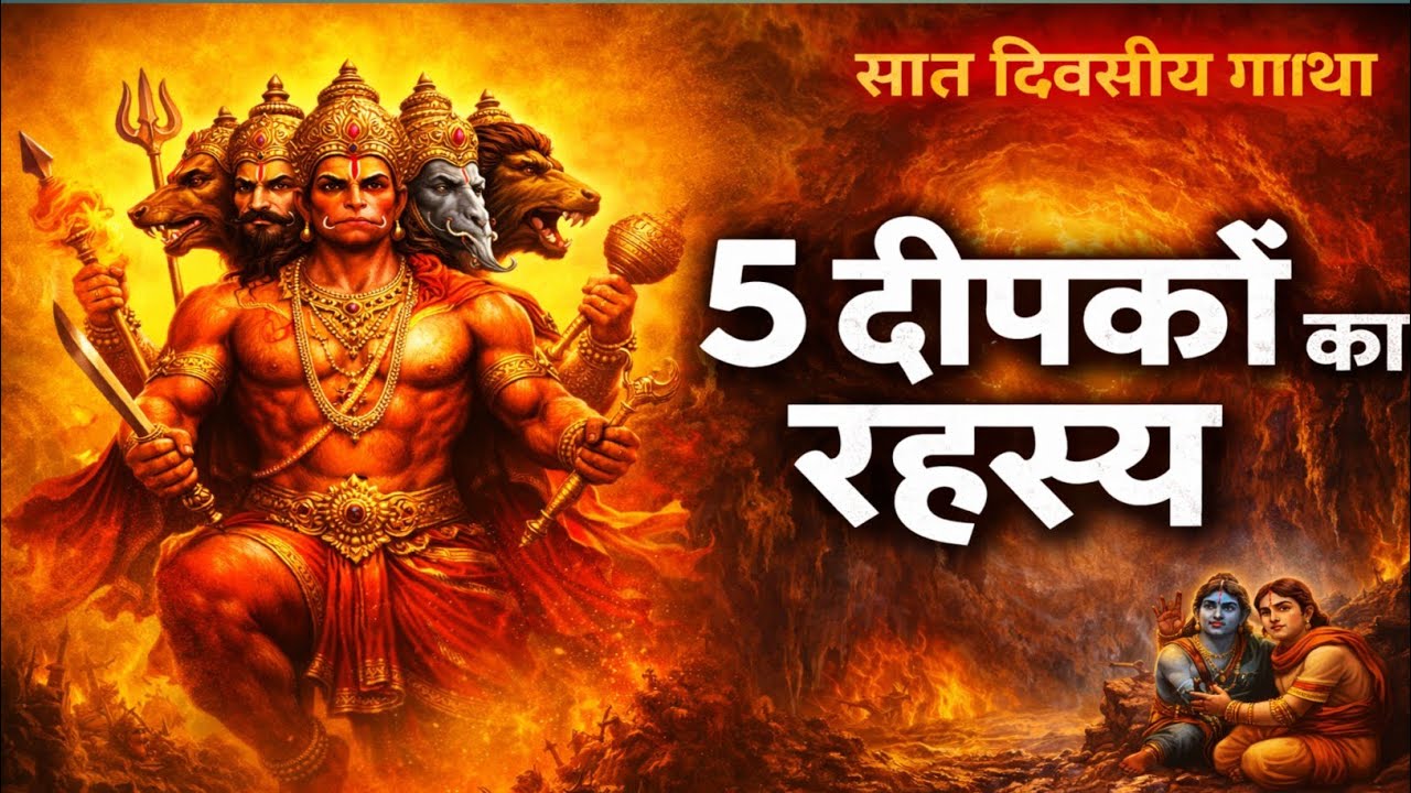 जीवन की हर रुकावट का अंत: और 5 दीपकों का गुप्त रहस्य!#divyabhaktivani108 🚩 | Day 4 | सात दिवसीय गाथा