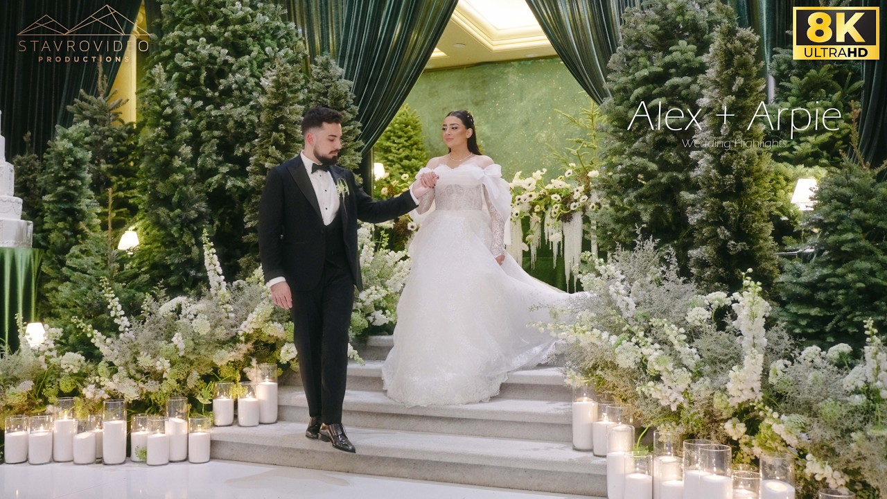 Alex + Arpie's Wedding 8K UHD Highlights at Palladio hall st Marys Church and Pasadena Princess Park