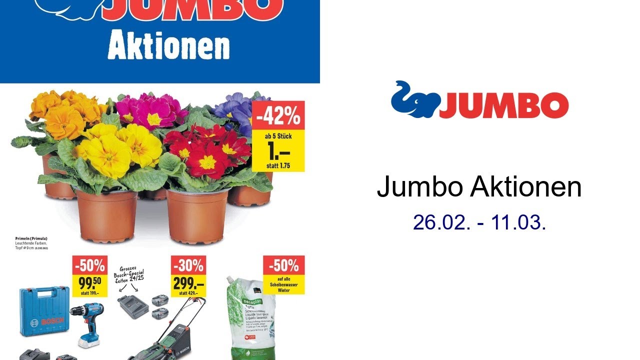 Jumbo Aktionen 26.02. - 11.03.