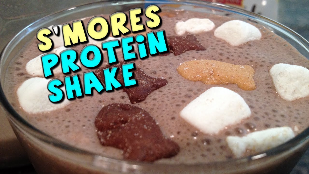 S'mores Protein Shake | Bodybuilding S'more Drink