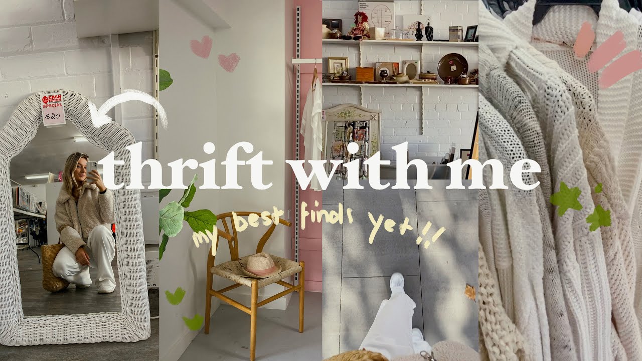 Видеоблог «THRIFT WITH ME» о моде и товарах для дома + примерка