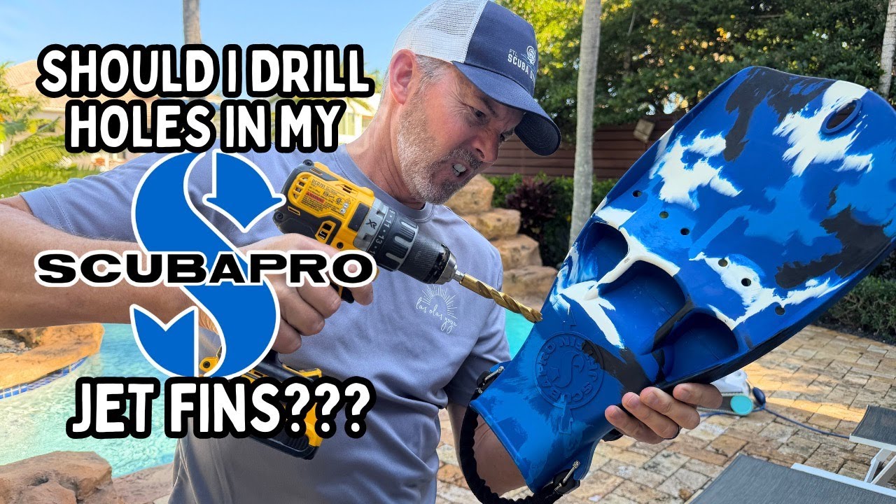 Should I drill holes in my Jet Fins?