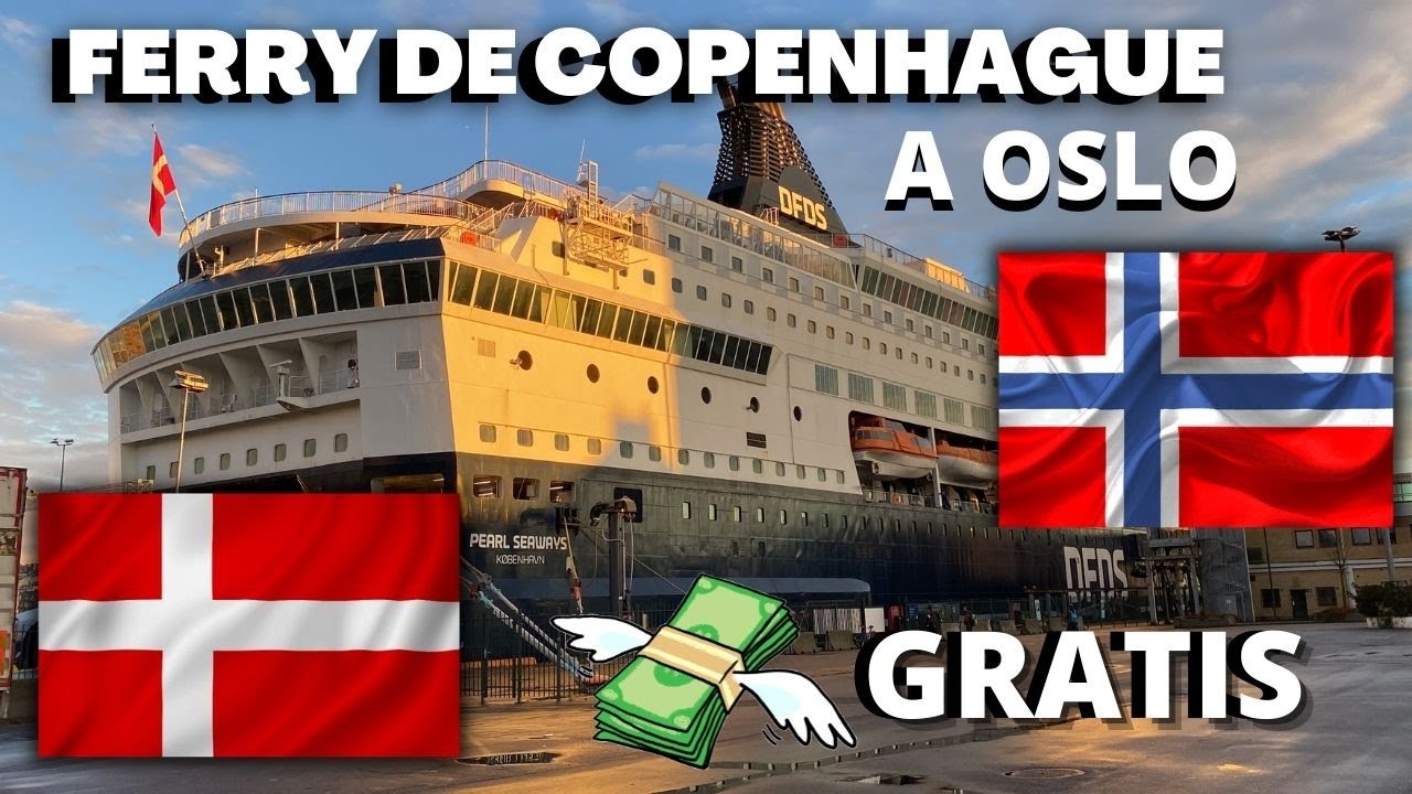 Ferry GRATIS de COPENHAGUE A OSLO - CRONICA DE VIAJE 🇩🇰 🇳🇴