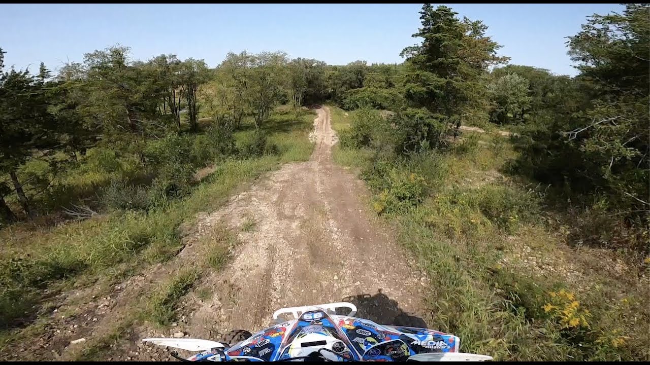 RIDING ABANDONED MOTOCROSS TRACK!
