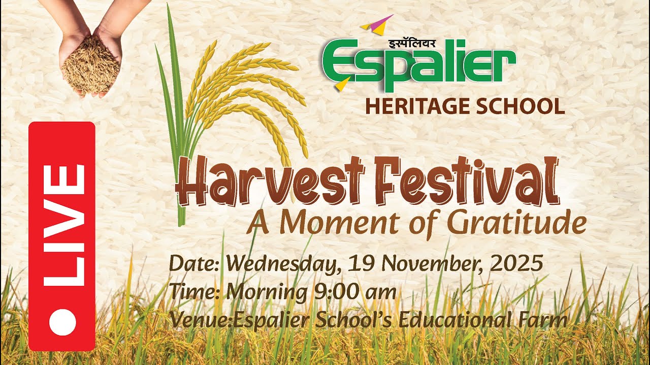 Harvest Festival - A Moment of Gratitude : Espalier Heritage School