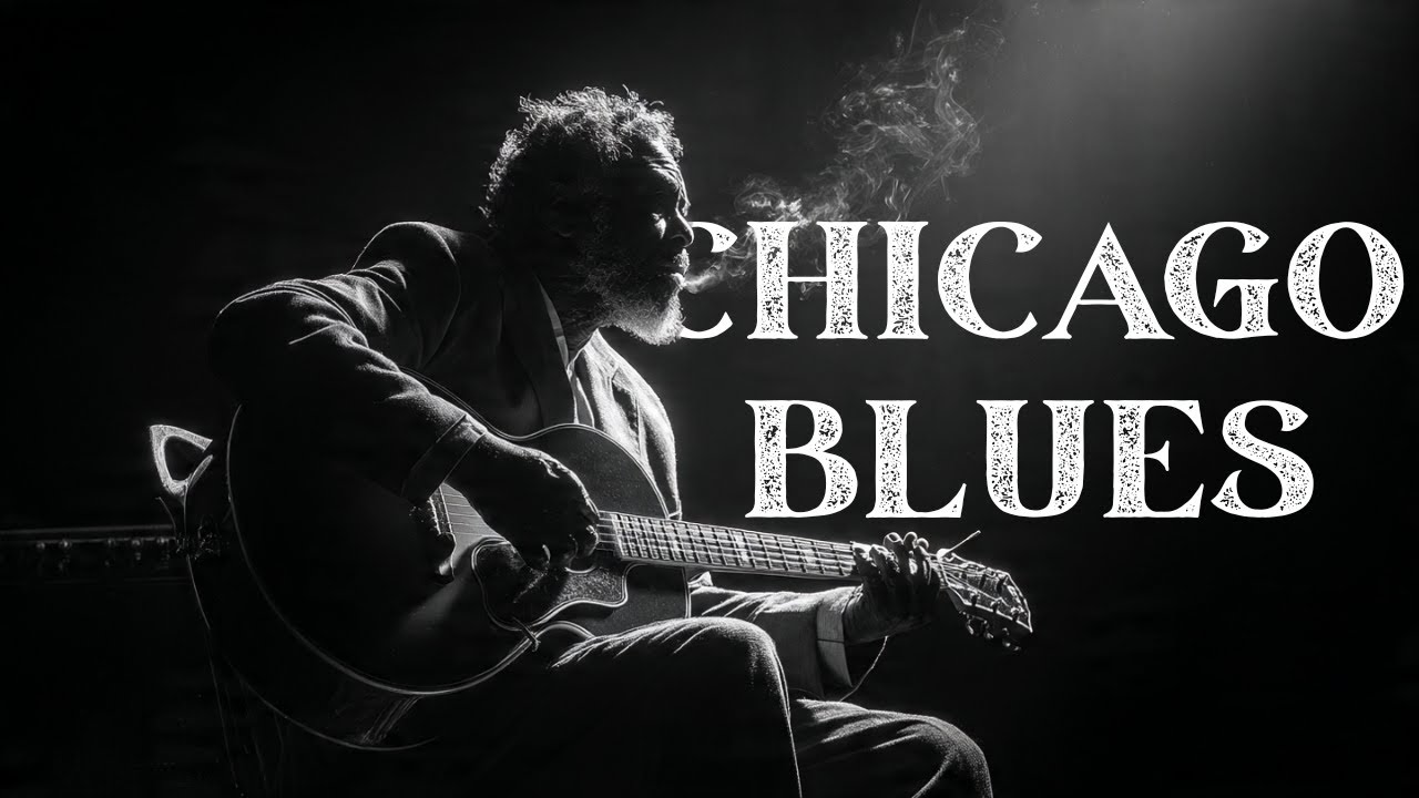 [NO ADS] Relaxing Chicago Blues    Midnight Soulful Guitar Sessions ?? Groove