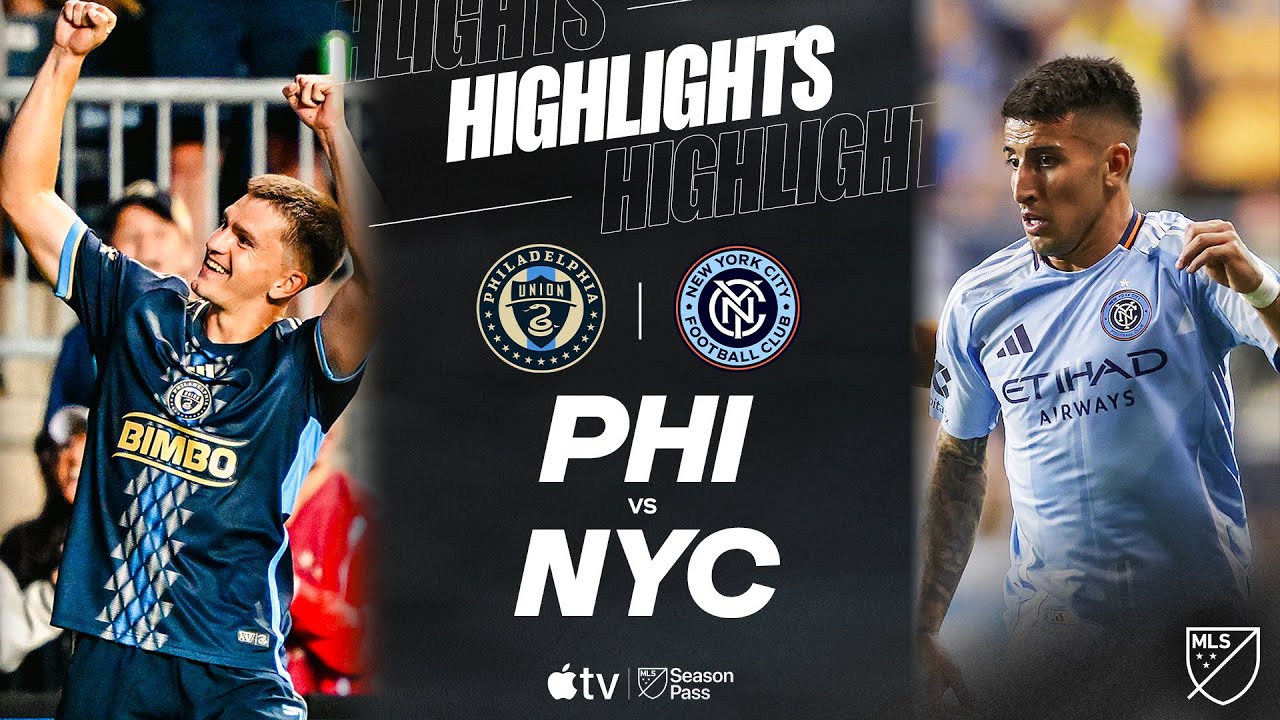 Philadelphia Union vs. New York City FC | Full Match Highlights | 2025 Supporters' Shield Clinched!