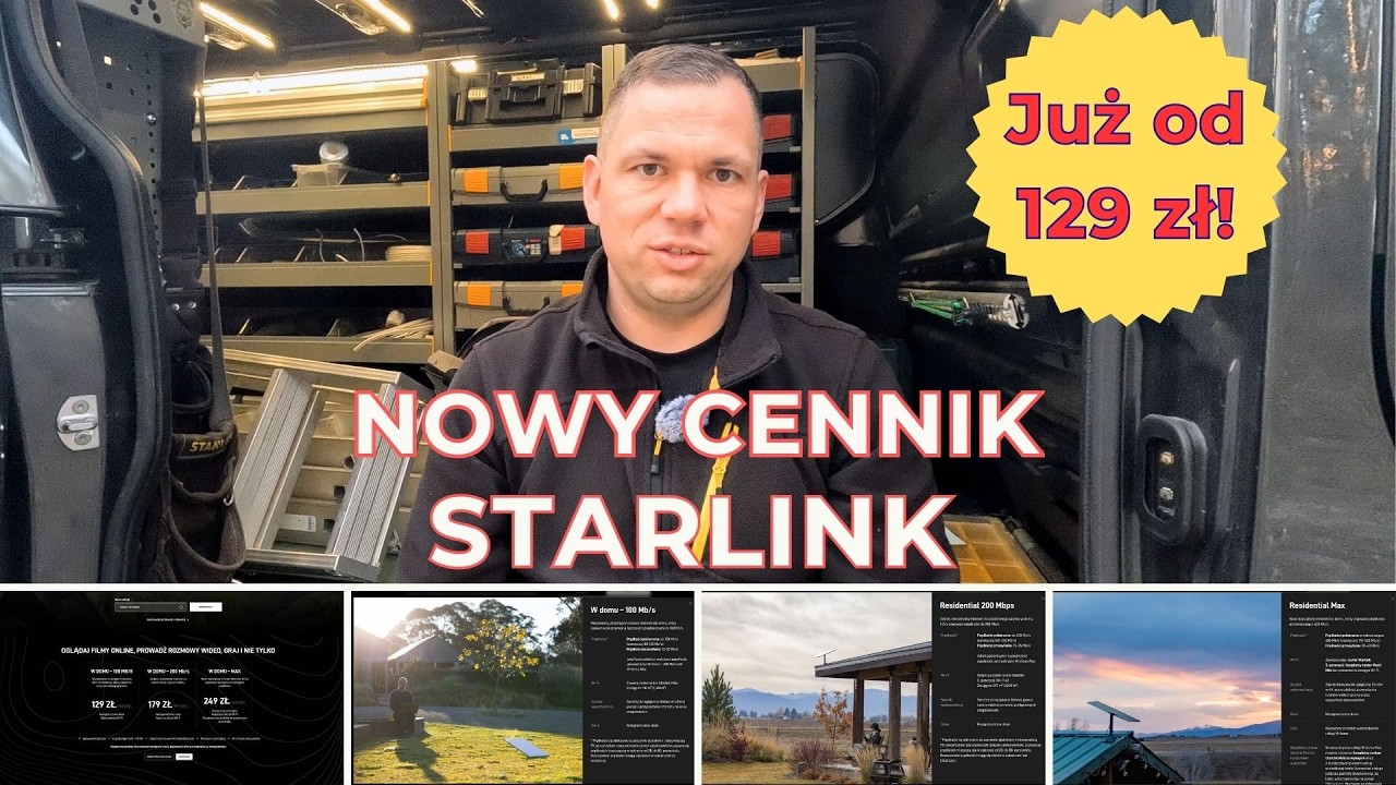 Wielka zmiana cen! Pakiety Dom 100, 200 i MAX co wybrać? | Starlink vlog instalatora