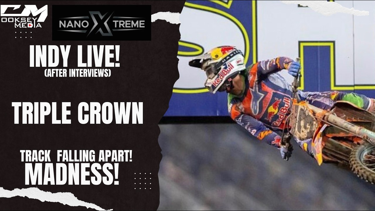 Live Reaction To Indy Triple Crown Supercross, Short Laps, Short Races...MAYHEM!