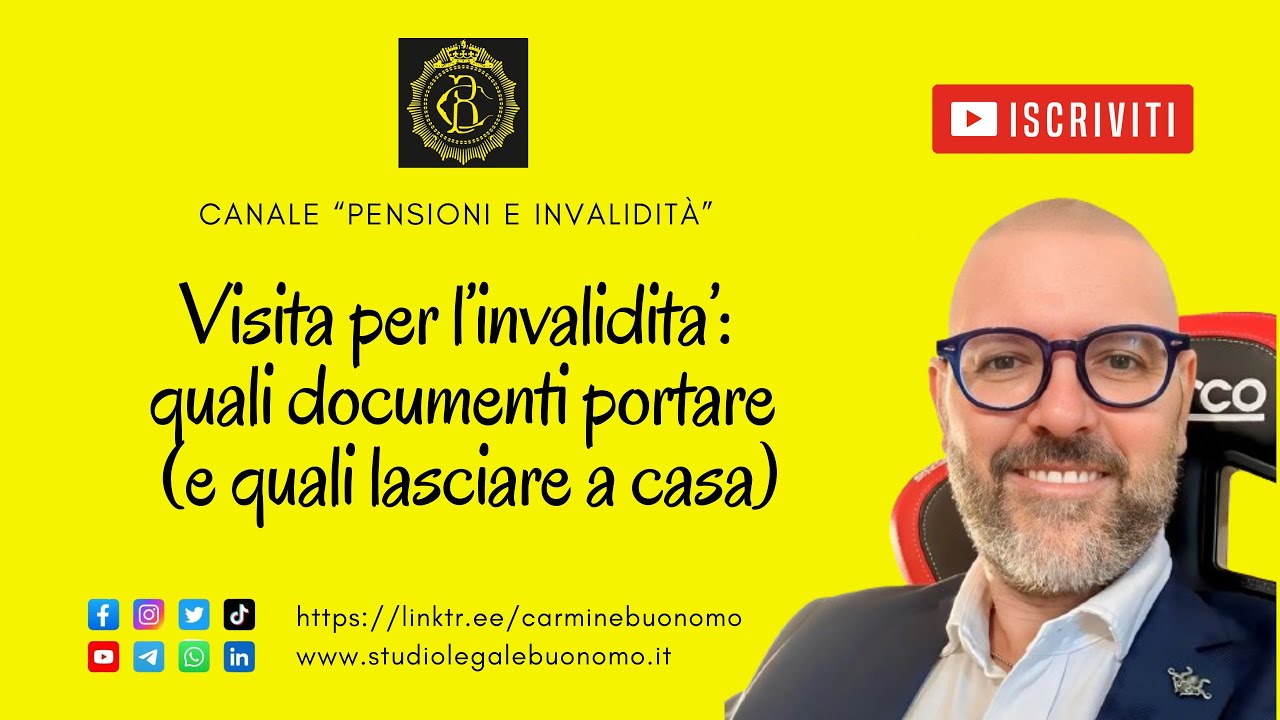 Visita per l&rsquo;invalidita&rsquo;: quali documenti portare (e quali lasciare a casa)