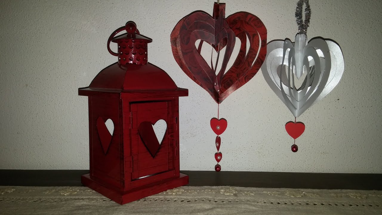 Coração de Papel 3D - DIY- 3D paper heart