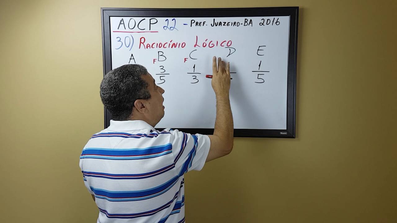 Questões AOCP 22 - MATEMÁTICA -  PM CEARÁ