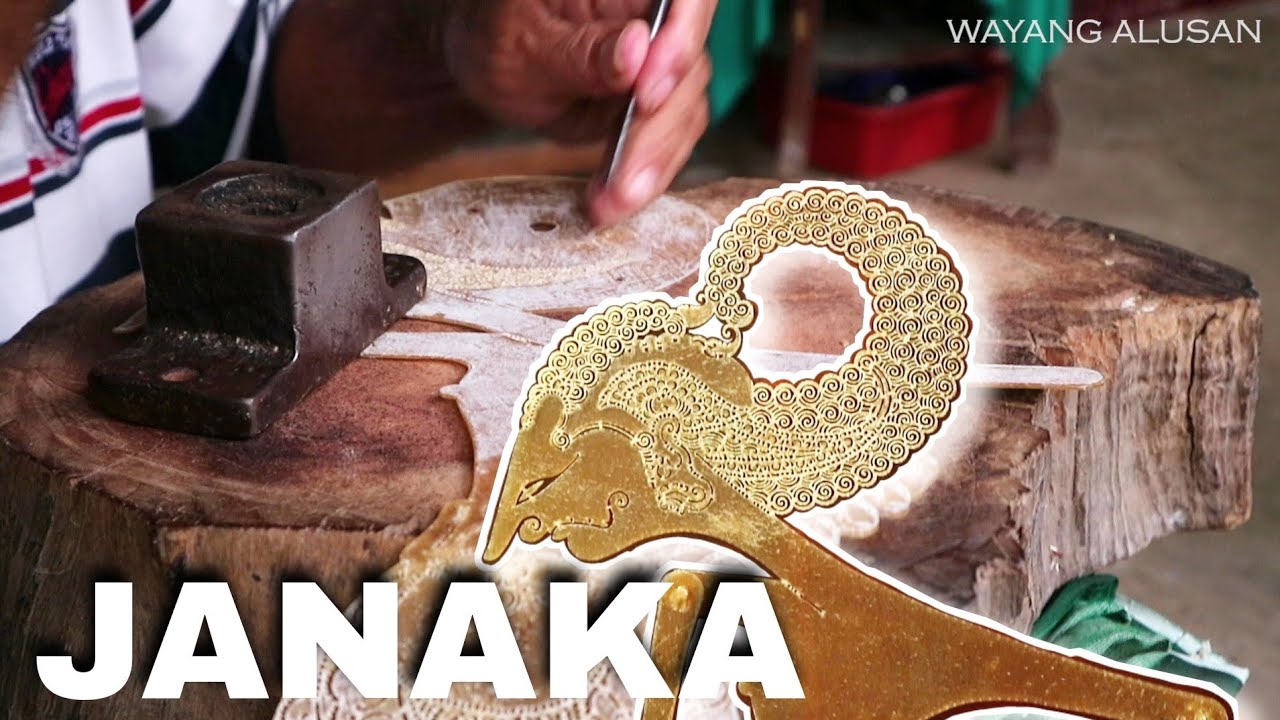 Detail & Rumit!! Proses Membuat Wayang Kulit Janaka Arjuna