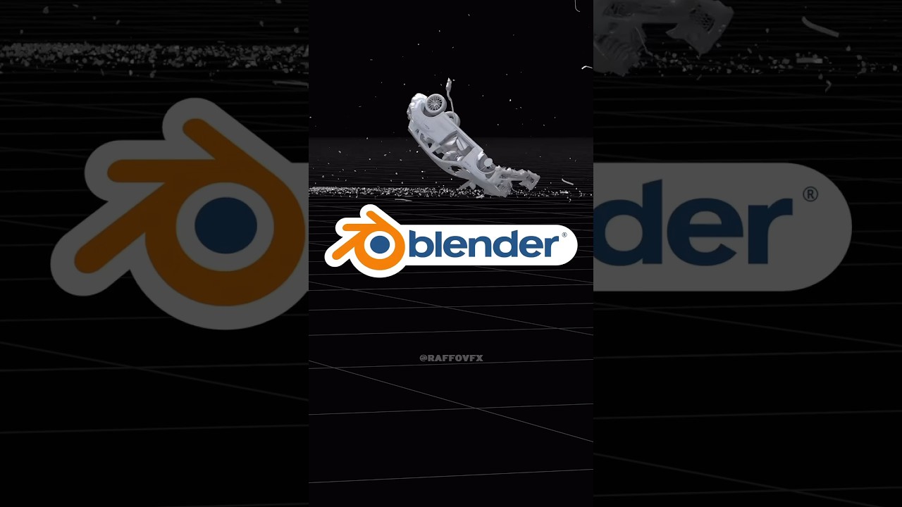 Realtime Car Destruction🔥Blender Course!