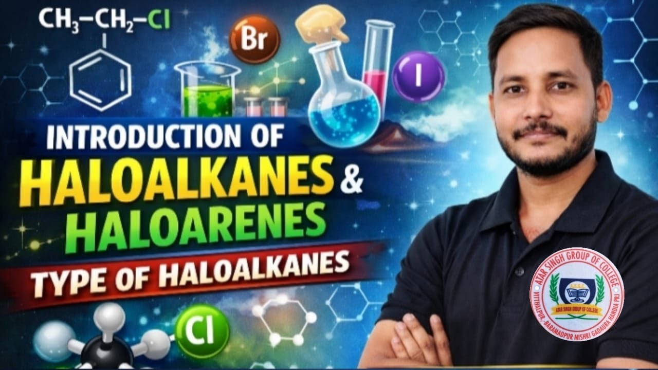 Introduction of Haloalkane and haloarene class 12th