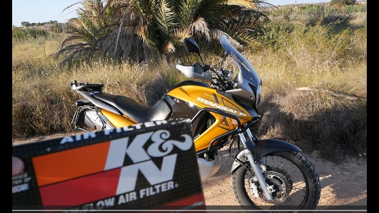 Быстрая замена воздушного фильтра!! TRANSALP 700 футов. K&N!