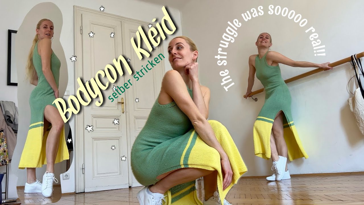 Bodycon-Kleid selber stricken! Hat 