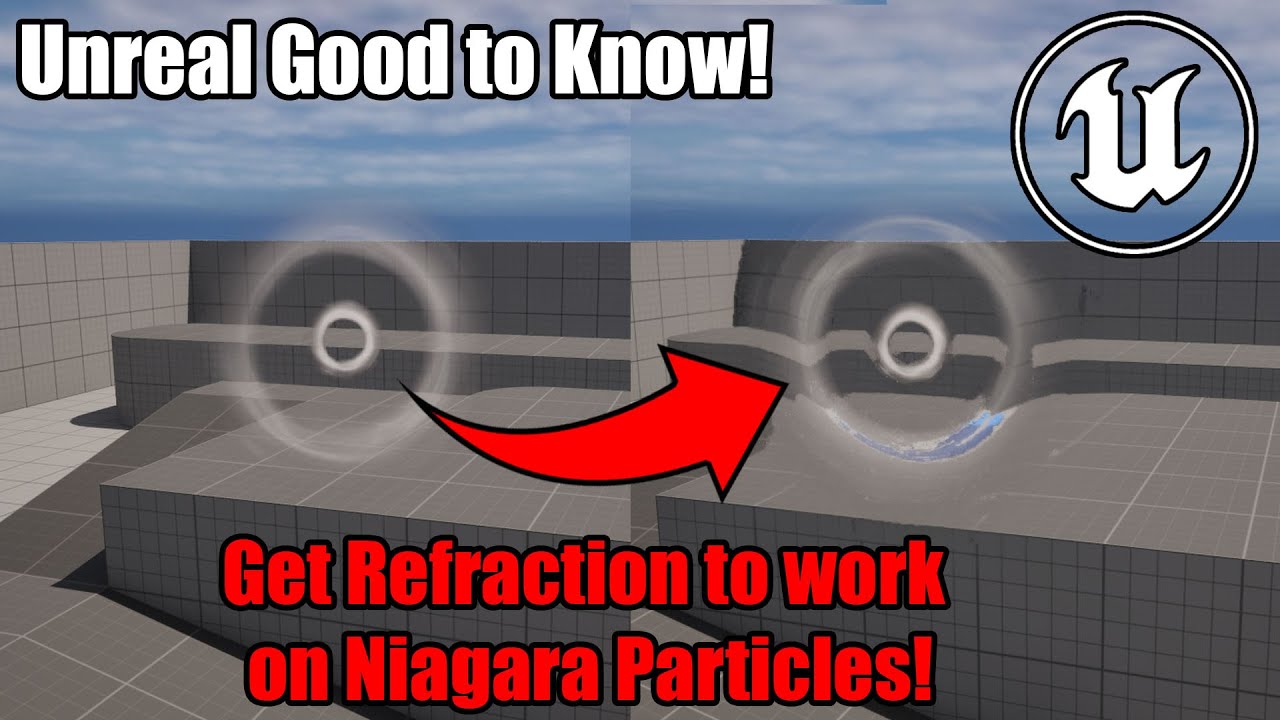 Unreal 5 - Good to Know - Get Distortion / Refraction working on Niagara Effects
