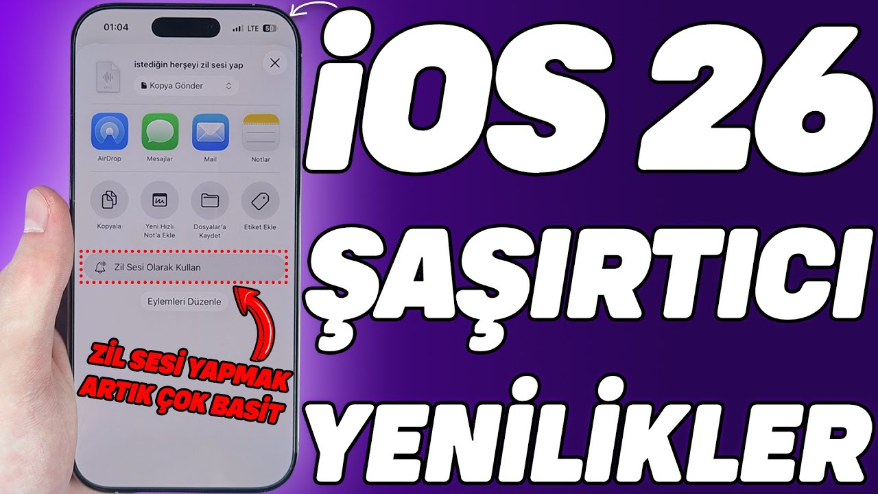 iOS 26 Çıktı: En İlginç ve Saklı Özellikler! iPhone iOS 26 Güncellemesi İle Gelen Yenilikler