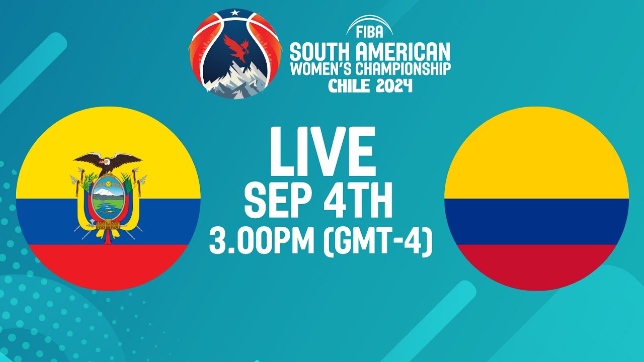 Ecuador v Colombia | Full Basketball Game | FIBA South American Women's Championship 2024