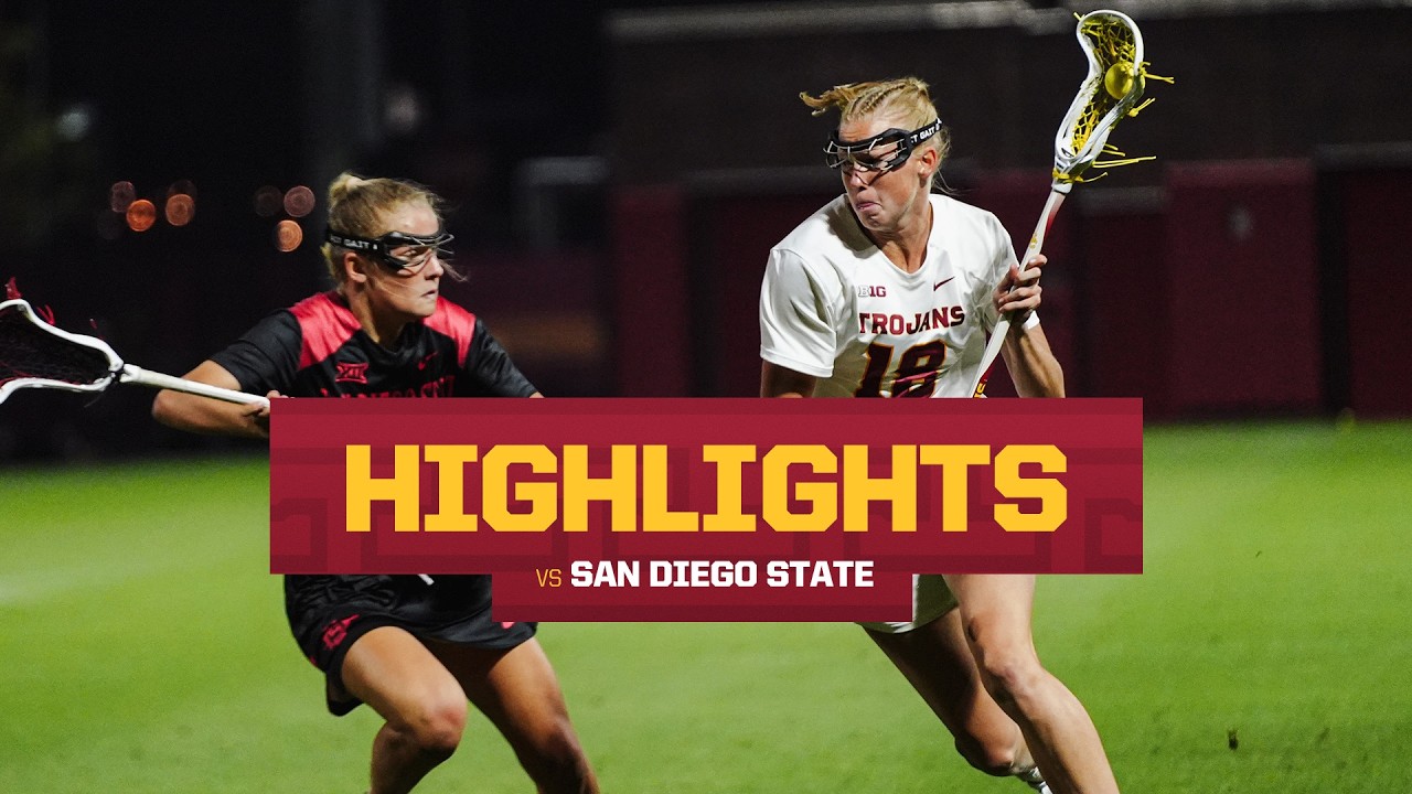 USC Lacrosse vs. San Diego State Highlights | Trojans win 13-3